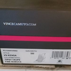 Vince camuto kensa peep toe boot sz 9